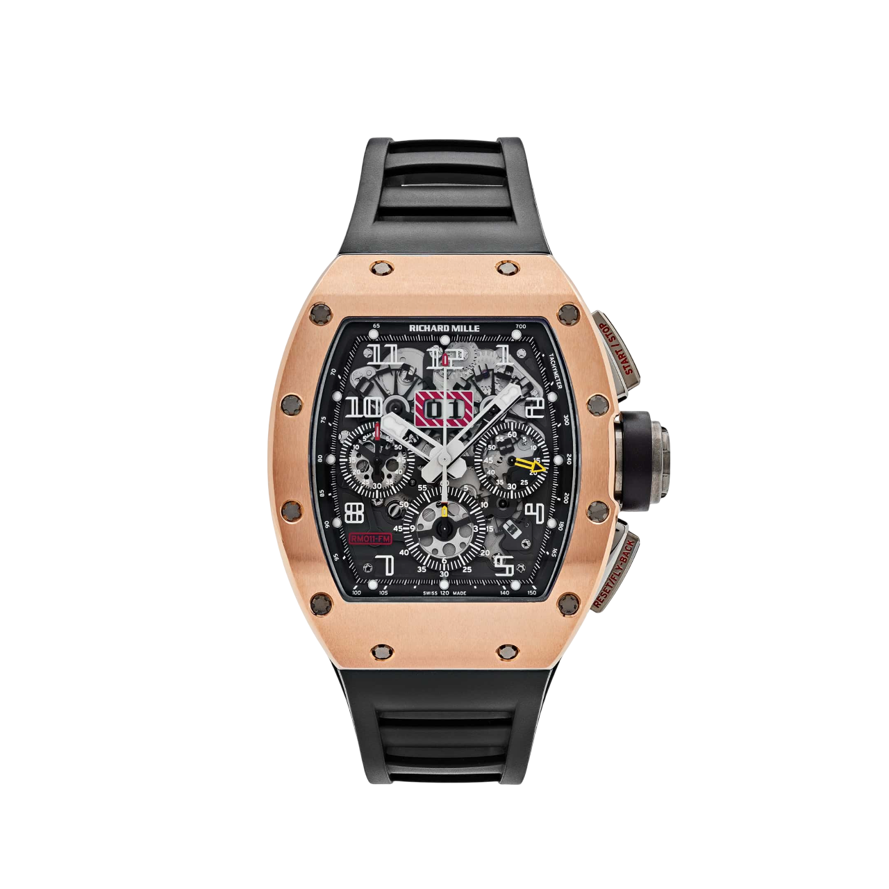 RM 011 Felipe Massa Flyback Chronograph Rose Gold