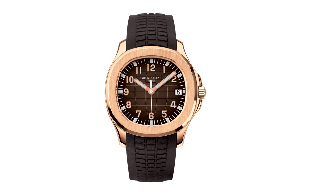 Aquanaut Rose Gold Brown Dial