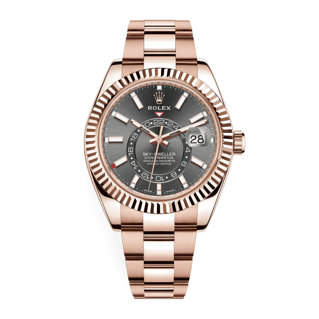 Sky-Dweller Rose Gold Grey Dial 42mm