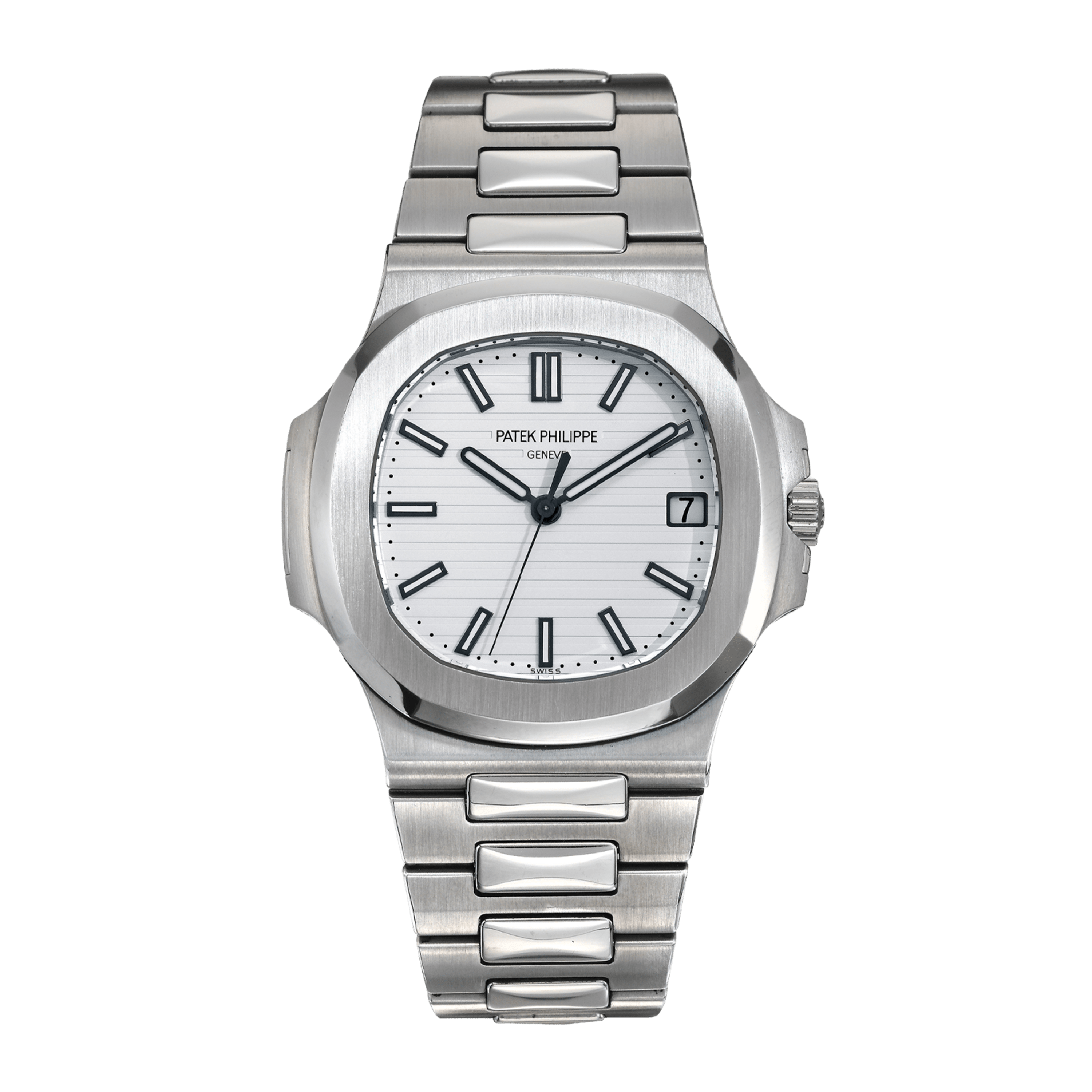 Nautilus Steel White Dial 40mm